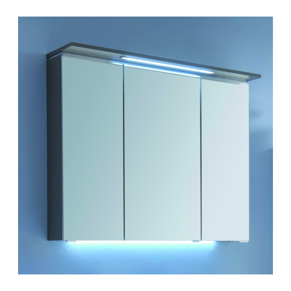 Puris Quada Spiegelschrank mit Gesimsboden für Doppelwaschplatz, 120 cm