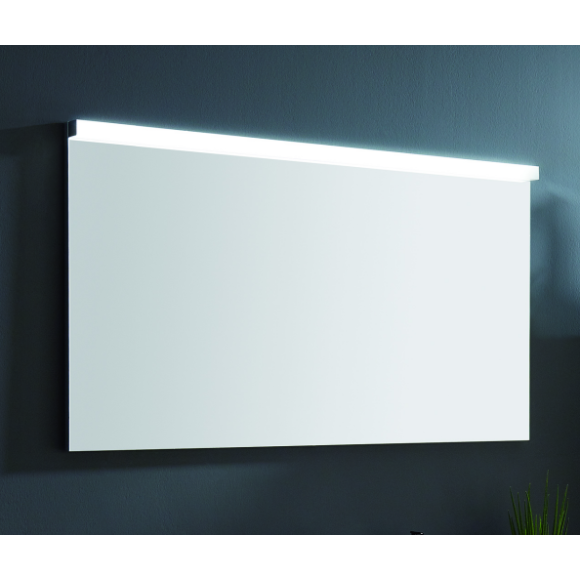 Puris Unique Flächenspiegel mit LED-Beleuchtung waagerecht, 120 cm