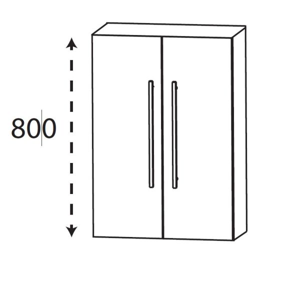 Puris Kera Plan Oberschrank, Tiefe maßvariabel, 60 cm