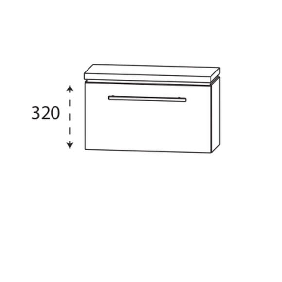 Puris Crescendo Unterschrank mit Klapptür, 60 cm