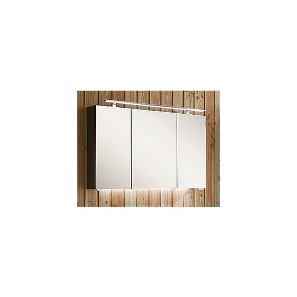 Puris Beimöbel Spiegelschrank inkl. Griffblöcke mit LED-Beleuchtung, 100 cm