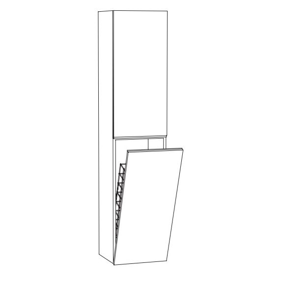 Marlin 3350idea Hochschrank mit Wäschekippe, 40 cm