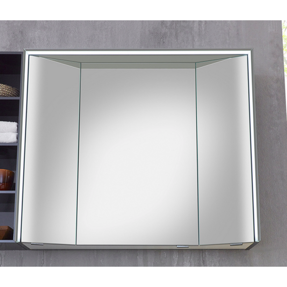 Marlin 3290fair Spiegelschrank, 3 Spiegeltüren, 80 cm