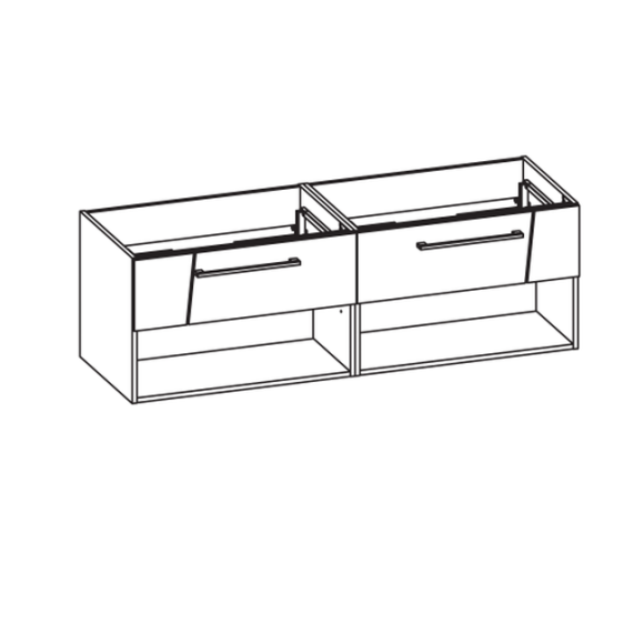 Pelipal Serie 7040 Waschtischunterschrank, 150 cm