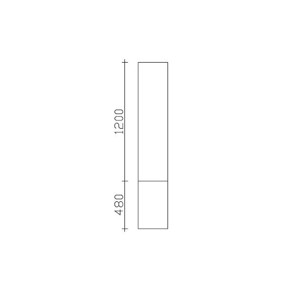 Pelipal PCON Hochschrank, 2 Türen, 30 cm 