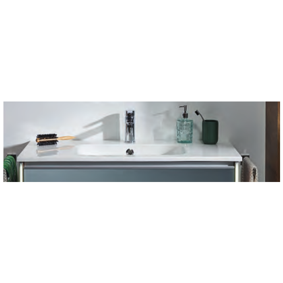 Pelipal Serie 6040 Mineralmarmor-Waschtisch, 101 cm