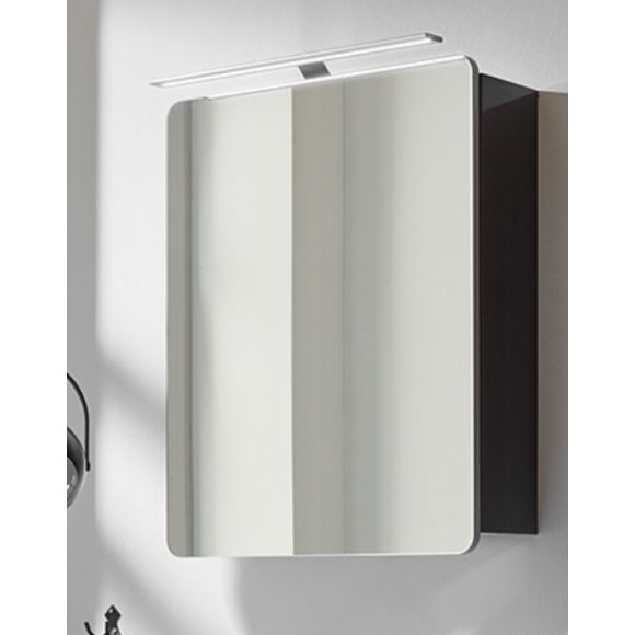 Marlin 3020life Spiegelschrank mit LED-Aufbauleuchte, 1 Spiegeltür, 60 cm