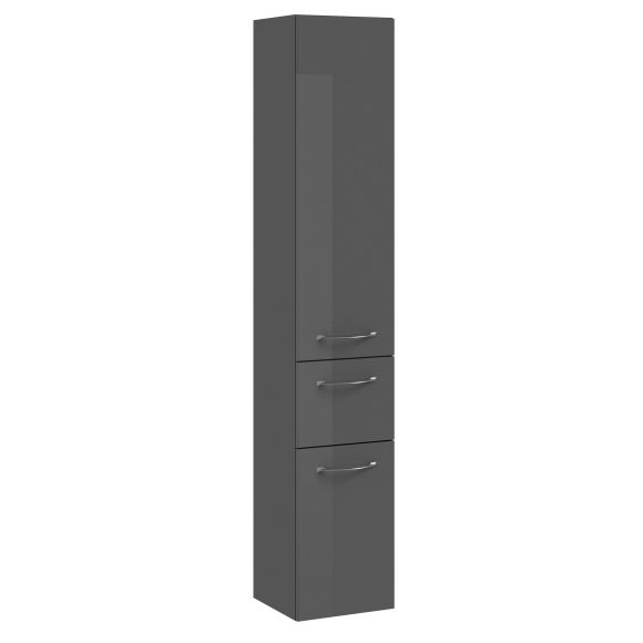 Pelipal Cassca Hochschrank, 2 Türen, 1 Auszug, 45 cm breit, 33 cm tief