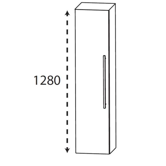 Puris Kera Plan Mittelschrank, 30 cm