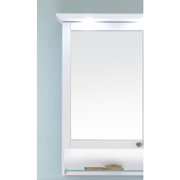 Pelipal Serie 9030 Spiegelschrank mit beleuchteten offenen Fach, 65 cm