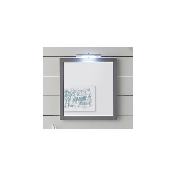 Pelipal Serie 9030 Flächenspiegel mit Aufsatzleuchte, 65 cm