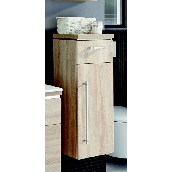 Puris Cool line Highboard mit einem Schubkasten und einer Drehtür, 40 cm