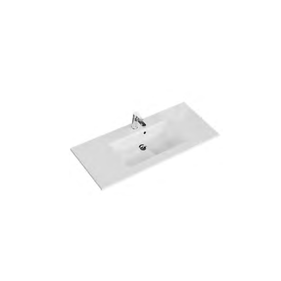 Pelipal Serie 7040 Solid Surface Waschtisch in weiß Matt, 122 cm