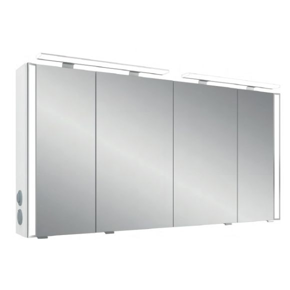 Pelipal PCON Spiegelschrank, 4 Drehtüren, 160 cm 