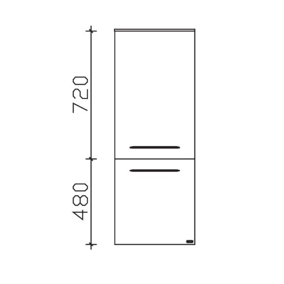 Pelipal Serie 7040 Midischrank, 45 cm