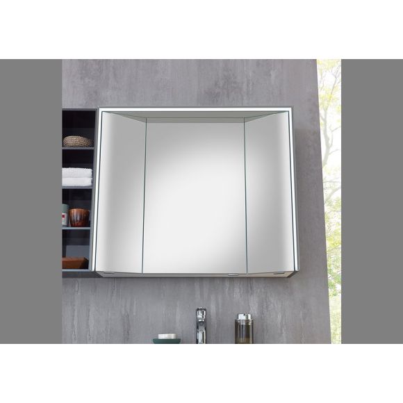 Marlin 3290fair Spiegelschrank, 3 Spiegeltüren, 80 cm
