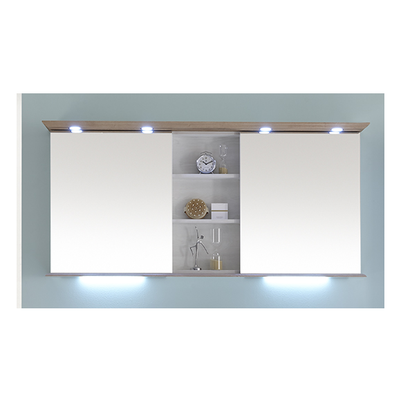 Pelipal Serie 9030 Spiegelschrank mit Regal, 153 cm