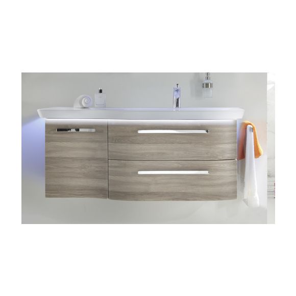Pelipal Contea Waschtischunterschrank, 2 Auszüge, 1 Drehtür, 120 cm