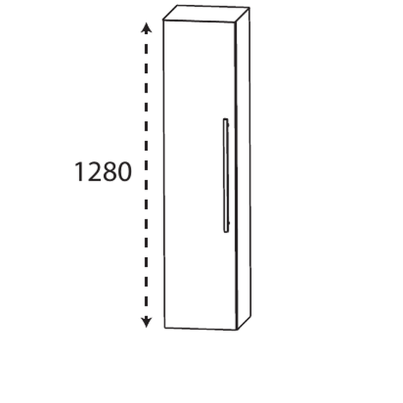 Puris Kera Plan Mittelschrank, tiefenmaßvariabel, 40 cm