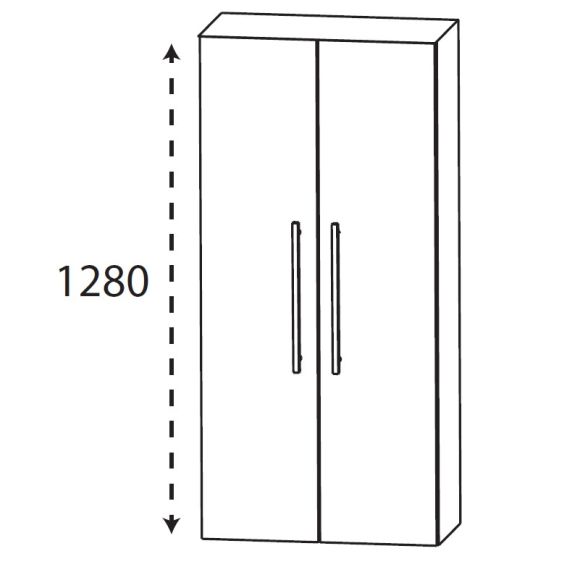 Puris Kera Plan Mittelschrank, 60 cm