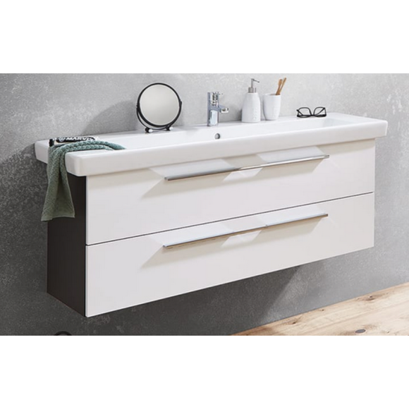 Puris Kera Plan Set Waschtisch von Villeroy & Boch mit Waschtischunterschrank, 120 cm