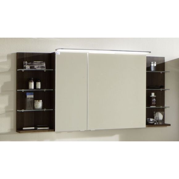 Marlin Marlin Bad 3160 Spiegelschrank, Regal L+R, LED-Aufsatzleuchte FL90 15W, 150 cm