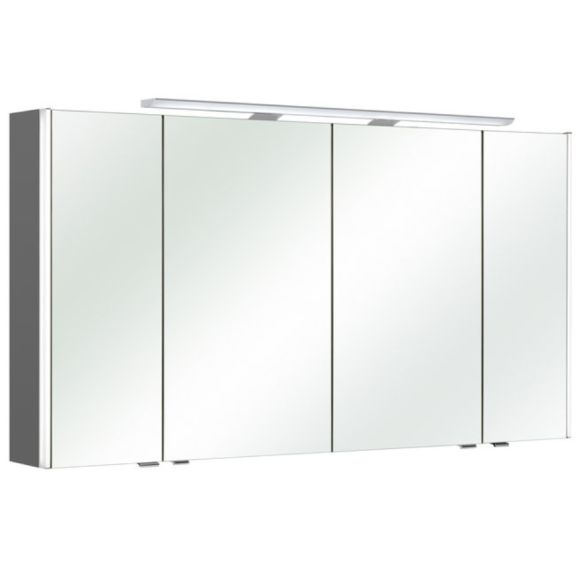 Pelipal PCON Spiegelschrank, 4 Drehtüren, 130 cm 