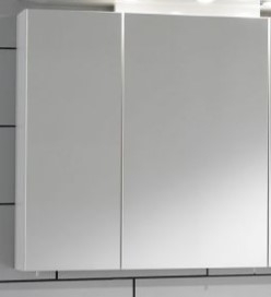 Spiegelschrank, breite Tür links, 100 cm