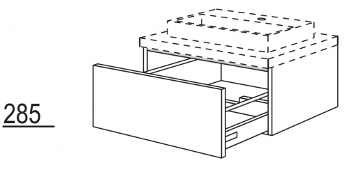 Waschtischschrank, 120 cm