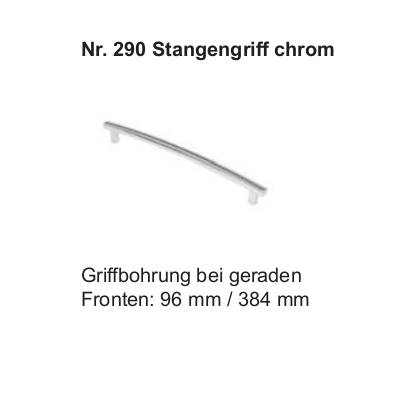 Nr. 290 Stangengriff chrom