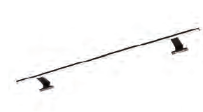 Aufsatzleuchte in schwarz Matt, 12V LED, 360LM LED, 90cm