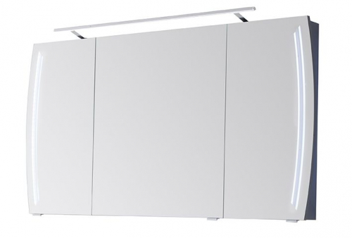 Spiegelschrank mit seitl. LED in den Spiegeltüren, 120 cm