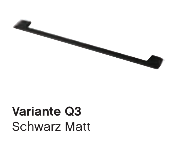 Variante Q3 Schwarz Matt
