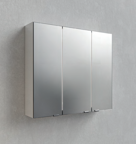 Spiegelschrank, 3 Drehtüren, 120 cm