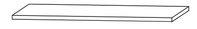 Waschtischplatte, 121 cm breit