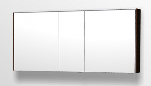 Spiegelschrank inkl. seitlicher LED-Lichtprofile, 154 cm