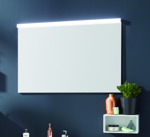 Flächenspiegel mit LED-Beleuchtung waagerecht, 100 cm