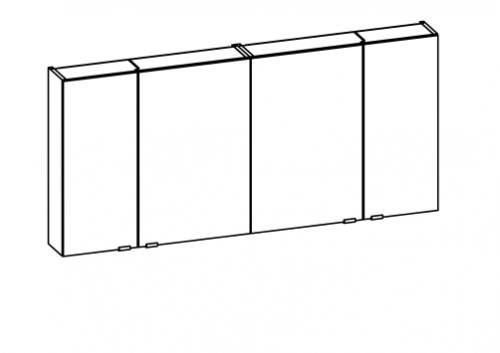 Spiegelschrank, 150 cm