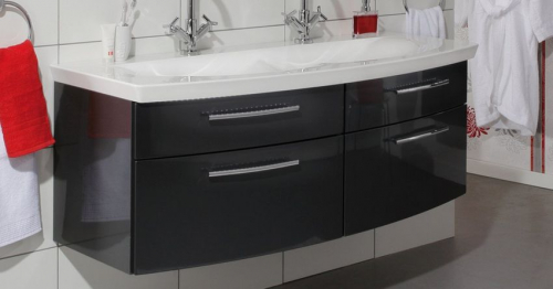 Waschtischunterschrank mit 4 Auszügen für evermite-Waschtische, 140 cm
