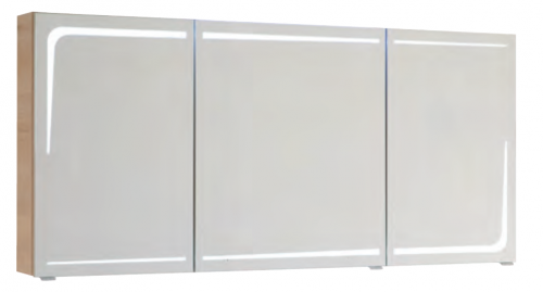 Spiegelschrank, Steckdose LINKS AUßEN, 150 cm