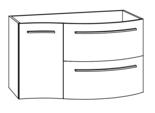 Waschtisch-Unterschrank,  90 cm