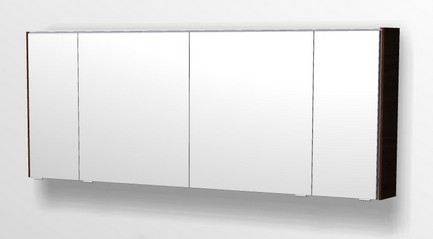 Spiegelschrank inkl. LED-Lichtkranz , 184 cm