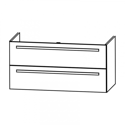 Waschtischunterschrank für MINERALGUSSWASCHTISCH,  90 cm