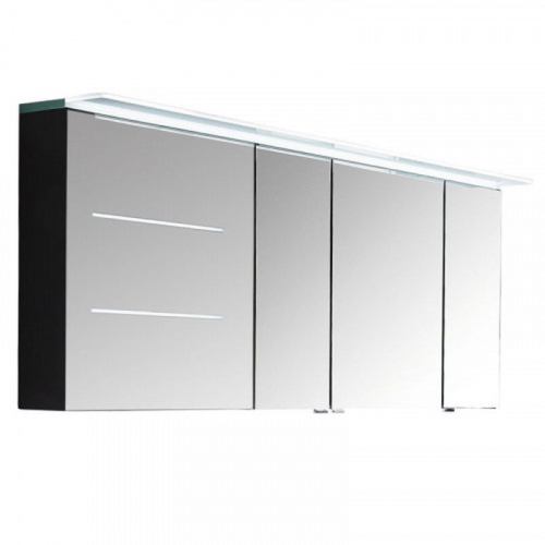 Spiegelschrank-Set, LED-Lichtfenster links, 140 cm