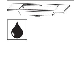 Möbelwaschtisch 900 mm, Glaswaschtisch schwarz matt, 93 cm