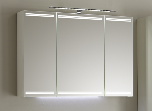 Spiegelschrank mit LED in den Türen, 80 cm