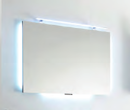 Funktionsspiegel mit LED-Effektlicht, Sensorschalter unten mittig, 100 cm