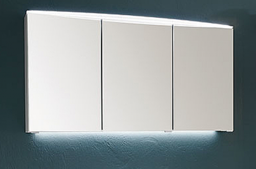 Spiegelschrank mit LED-Flächenleuchte, 120 cm