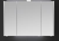 Spiegelschrank inkl. LED-Profil, 123 cm