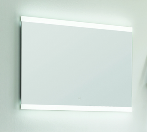 Flächenspiegel, LED-Beleuchtung oben und unten, 90 cm